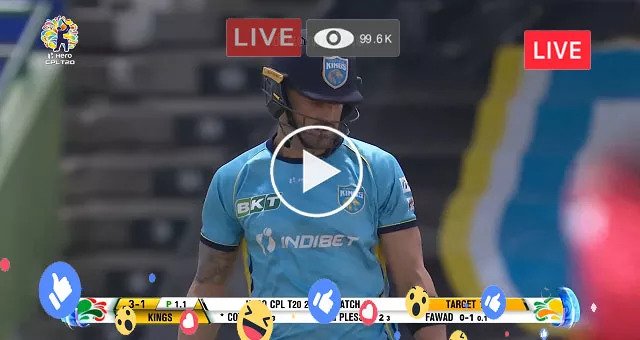 CPL T20 2023 Live - BR vs SLK Live Match 16 Today – Star Sports Live HD – Barbados Royals vs Saint Lucia Kings Live Match Today – CPL 2023 Live Cricket DD Sports Live – BR vs SLK Live T20 Match Today Online