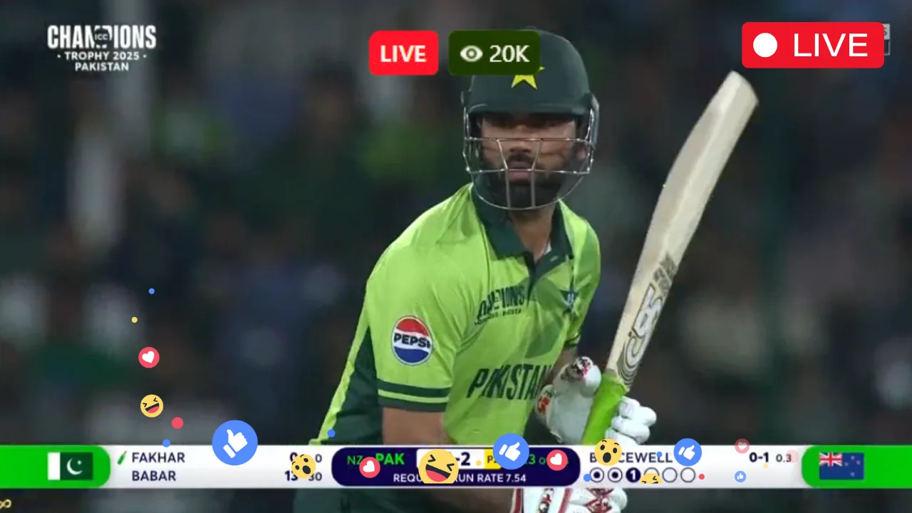 ODI Match – Pakistan vs New Zealand Live ODI Match Today Free, CT 2025 1st Match Live – PAK vs NZ Live Match Online Today – ICC Champions Trophy 2025 Live – PTV Sports Live HD – Sky Sports Live – PAK vs NZ Live Match Today – Pakistan vs New Zealand Live Match Today Online