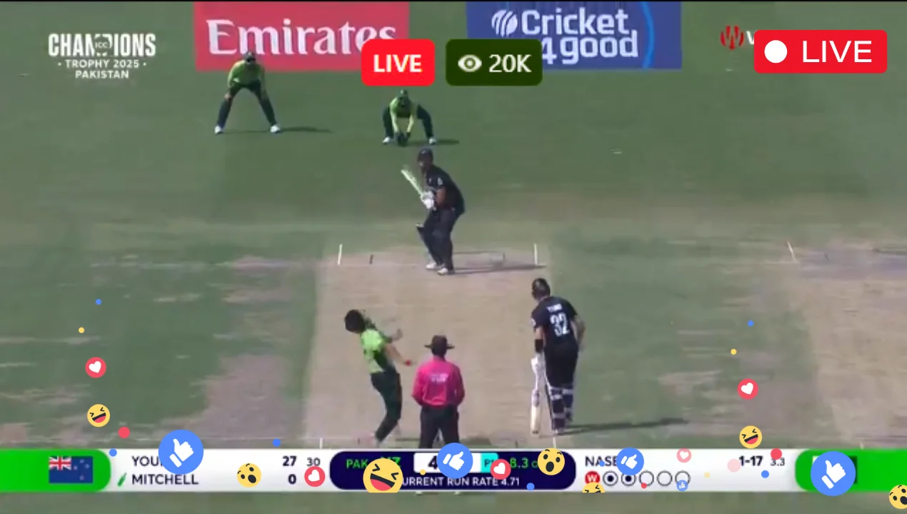 CT 2025 – PAK vs NZ Live Streaming Free, CT 2025 1st Match Live – New Zealand vs Pakistan Live Match Online Today – ICC Champions Trophy 2025 Live – PTV Sports Live HD – Sky Sports Live – PAK vs NZ Live Match Today – Pakistan vs New Zealand Live Match Today Online