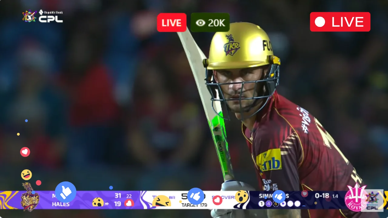 CPL Final 2025 Live – GAW vs TKR Live Streaming Free – TNT Sports Live Match – Guyana Amazon Warriors vs Trinbago Knight Riders, Final Match, Live Online