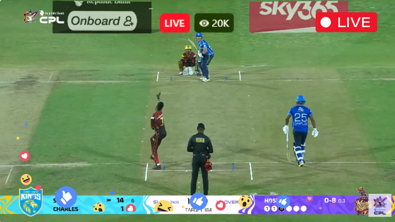 CPL T20 2025 Live – SLK vs TKR Live Streaming Free – Star Sports Live Match – Saint Lucia Kings vs Trinbago Knight Riders Live 10th CPL Match Today Online